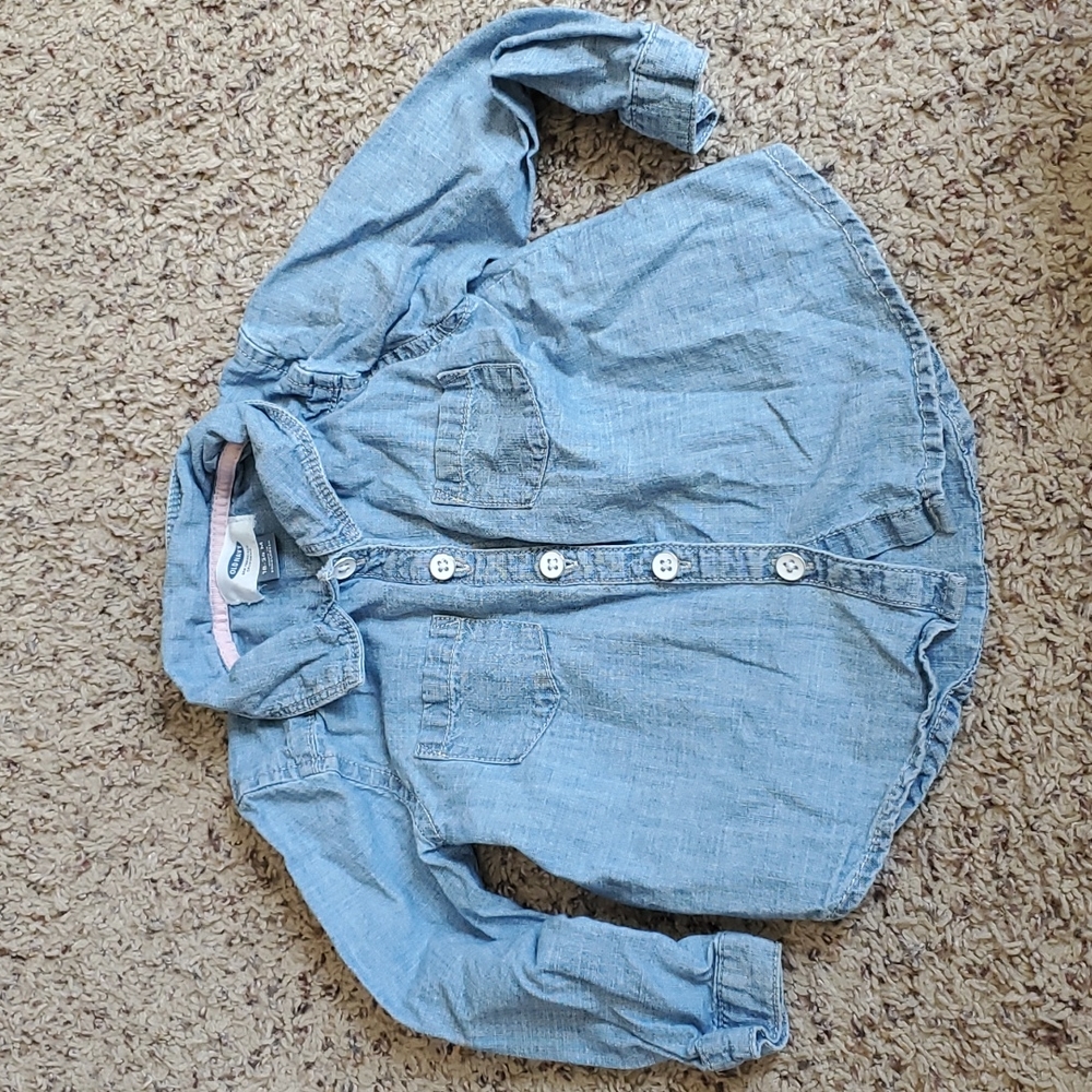 Girls button down